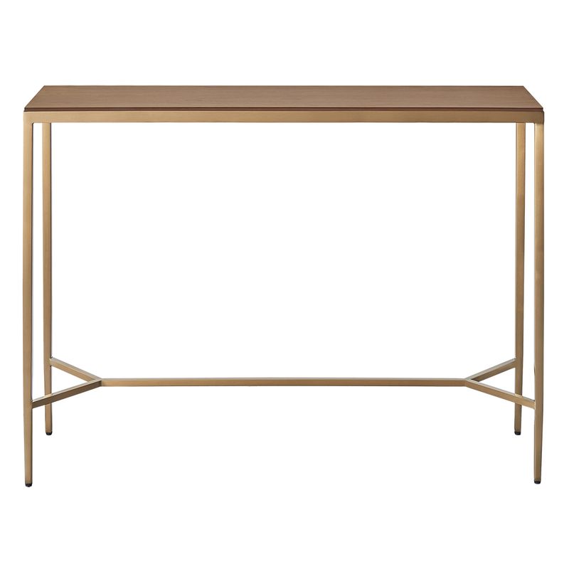 Chloe Timber Console Table - Large Gold