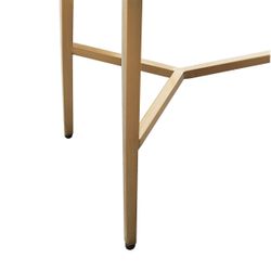 Chloe Timber Console Table - Large Gold