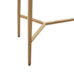 Chloe Dusty Jade Marble Console Table - Large Gold