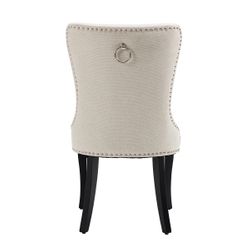 Lugano Dining Chair Set of 2  - Natural