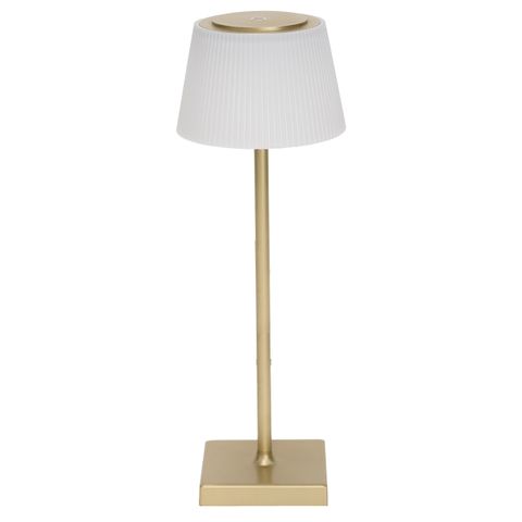 Tate Rechargeable Touch Lamp - Gold - OUTLET NSW