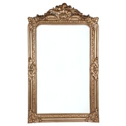 Elizabeth Floor Mirror - Antique Gold