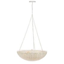 Cali Rattan Pendant - White