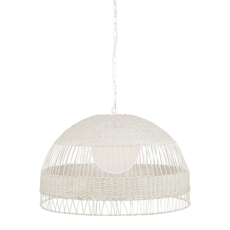 Fortaleza Rattan Pendant - Large White