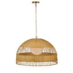 Fortaleza Rattan Pendant - Large Natural