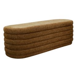 Demi Storage Bench Ottoman - Butterscotch