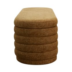 Demi Storage Bench Ottoman - Butterscotch