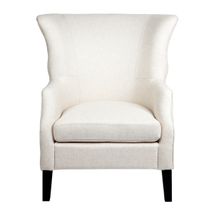 Kristian Wing Back Arm Chair - Natural Linen