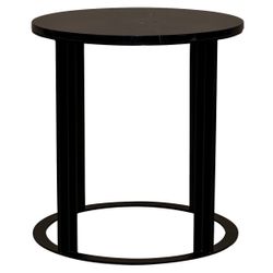 Bowie Marble Side Table - Black