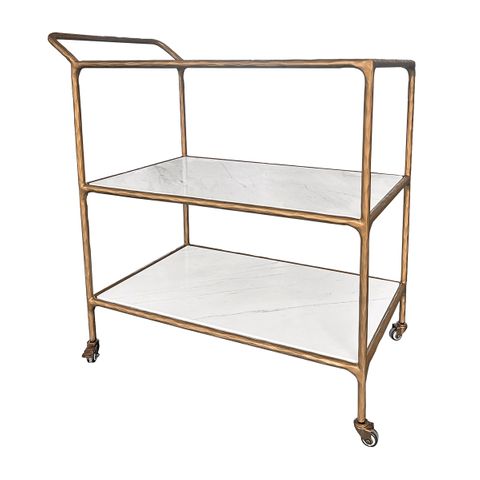 Heston Marble Bar Cart