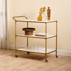 Heston Marble Bar Cart