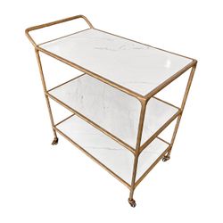 Heston Marble Bar Cart