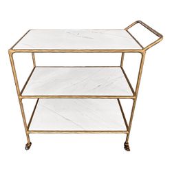 Heston Marble Bar Cart