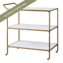 Heston Marble Bar Cart - OUTLET NSW