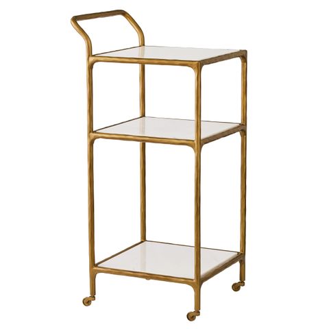 Heston Marble Square Bar Cart