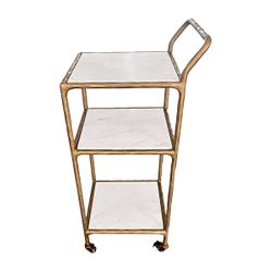 Heston Marble Square Bar Cart