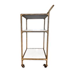 Heston Marble Square Bar Cart