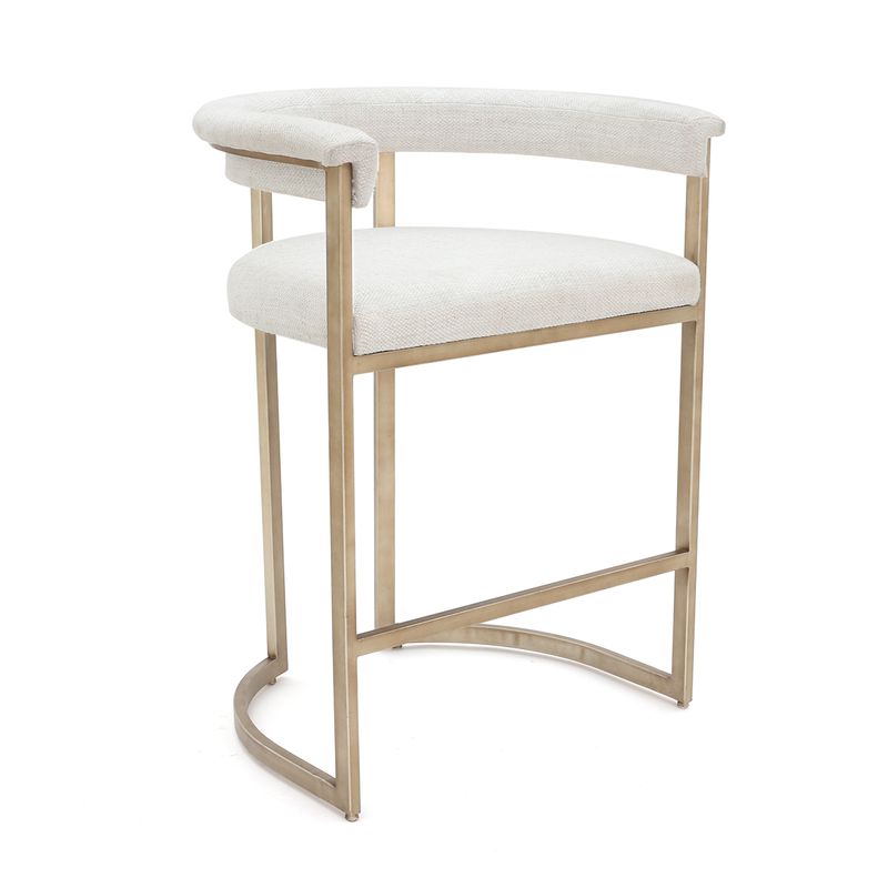 Dino Kitchen Stool - Natural Linen - OUTLET NSW