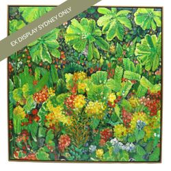 Tropical Gardens On Canvas Painting - OUTLET NSW
