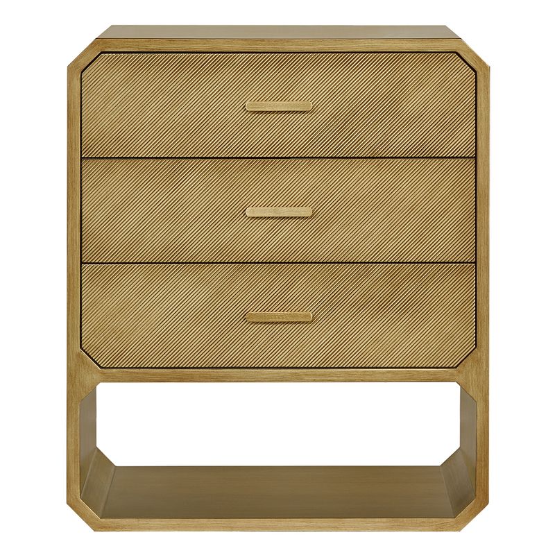 Anderson 3 Drawer Chest - Antique Gold - OUTLET NSW