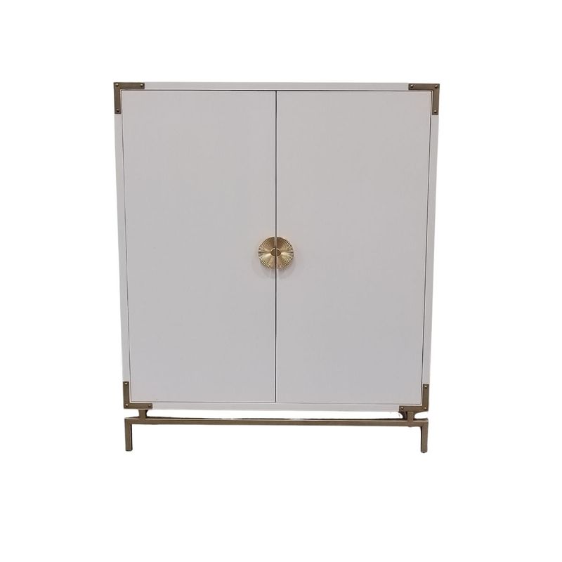 Bonnet Bar Cabinet - White - OUTLET NSW