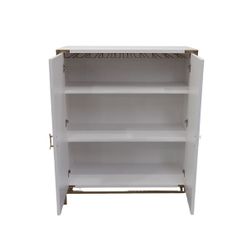 Bonnet Bar Cabinet - White - OUTLET NSW