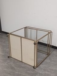 Wentworth Rectangle Bar Cart - Antique Gold - OUTLET NSW