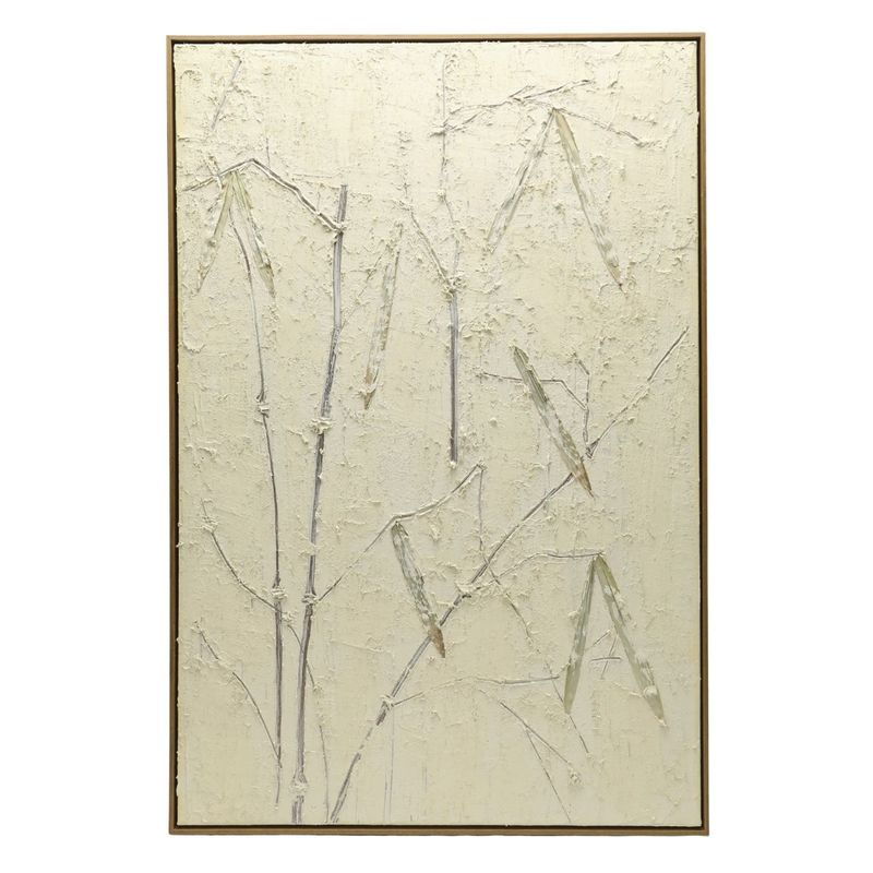 Bamboo Garden Series I Oil On Canvas Painting - OUTLET NSW
