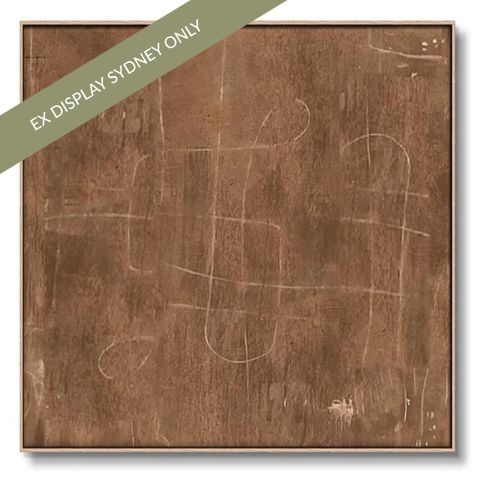 Rustic Charm Series I Oil On Canvas Painting - OUTLET NSW