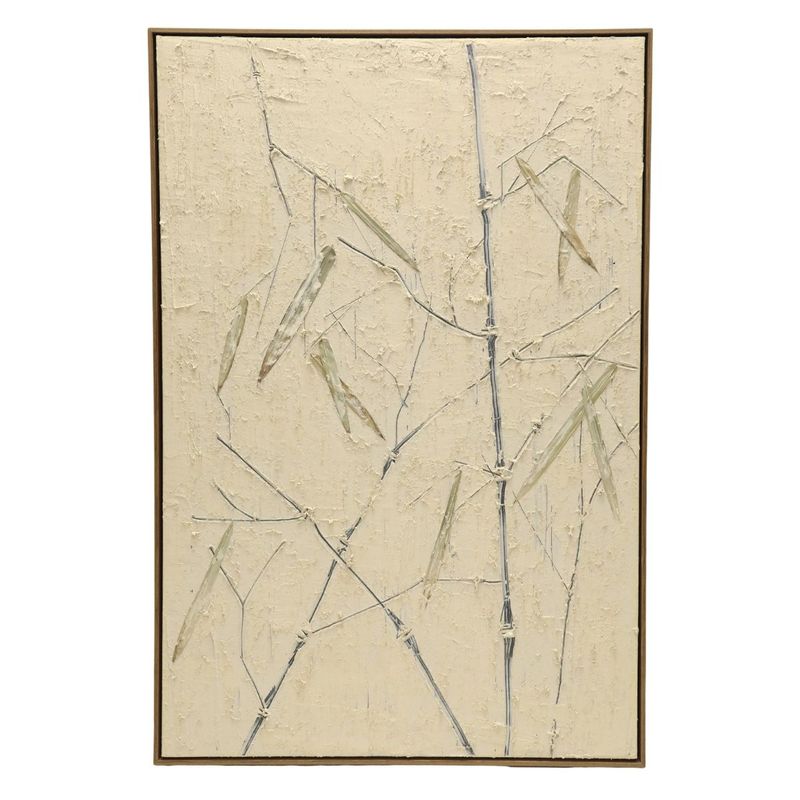 Bamboo Garden Series II Oil On Canvas Painting - OUTLET NSW