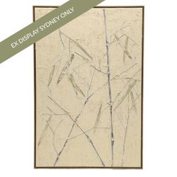 Bamboo Garden Series II Oil On Canvas Painting - OUTLET NSW