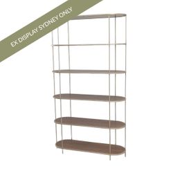 Ainsley Shelving Unit - Antique Gold - OUTLET NSW