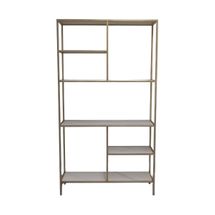Lola Shelving Unit - Antique Gold - OUTLET NSW