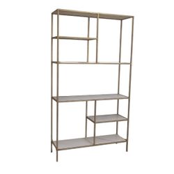 Lola Shelving Unit - Antique Gold - OUTLET NSW