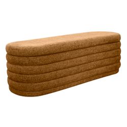 Demi Storage Bench Ottoman - Butterscotch