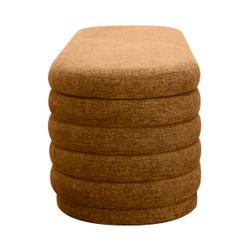 Demi Storage Bench Ottoman - Butterscotch
