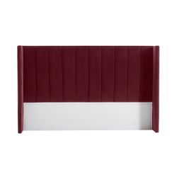 Central Park Queen Bedhead -  Wine Velvet