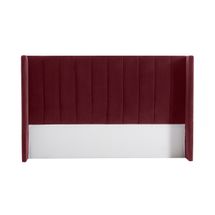 Central Park Queen Bedhead -  Wine Velvet