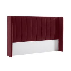 Central Park Queen Bedhead -  Wine Velvet