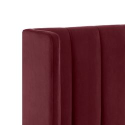 Central Park Queen Bedhead -  Wine Velvet