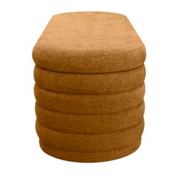 Demi Storage Bench Ottoman - Mustard
