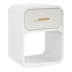 Anderson Bedside Table - Small White