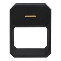 Anderson Bedside Table - Small Black