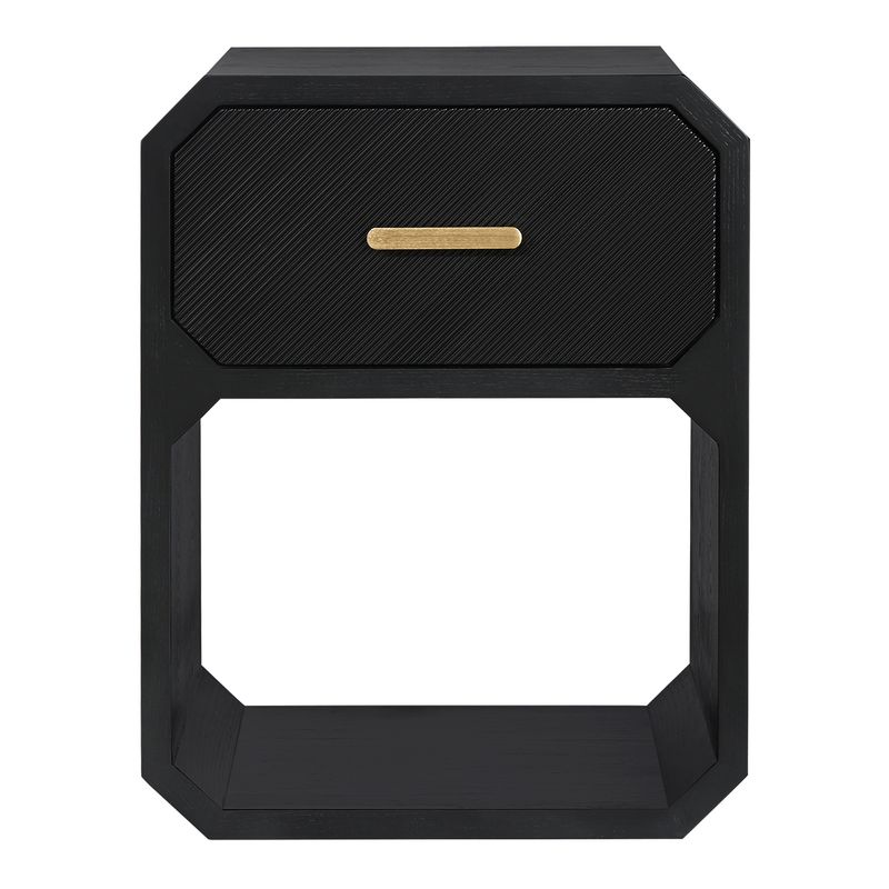 Anderson Bedside Table - Small Black