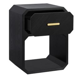 Anderson Bedside Table - Small Black