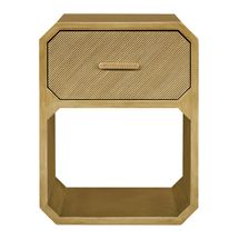 Anderson Bedside Table - Small Antique Gold