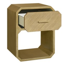 Anderson Bedside Table - Small Antique Gold