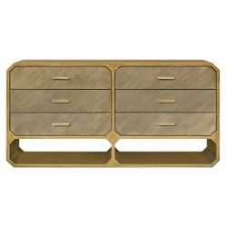 Anderson 6 Drawer Chest - Antique Gold