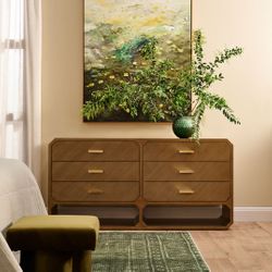 Anderson 6 Drawer Chest - Antique Gold