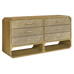 Anderson 6 Drawer Chest - Antique Gold